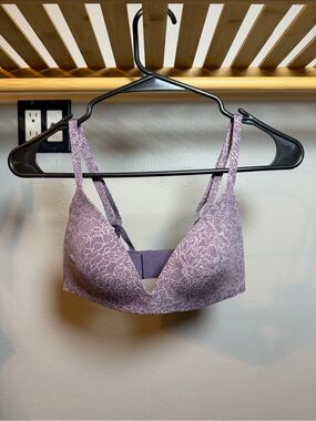 lululemon athletica Lavender Floral Wireless Bra